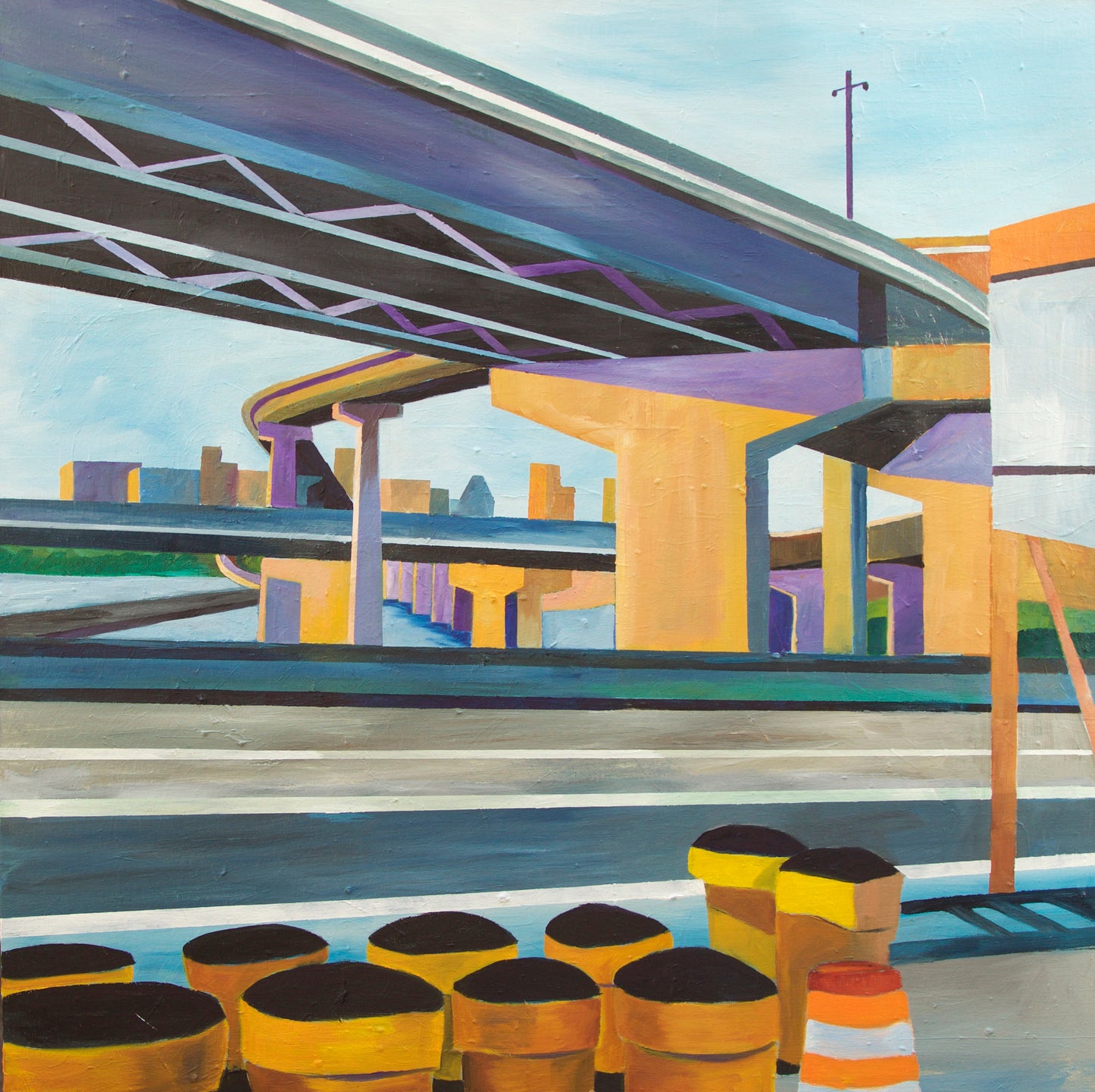 Baltimore Bridges - 8x8 print