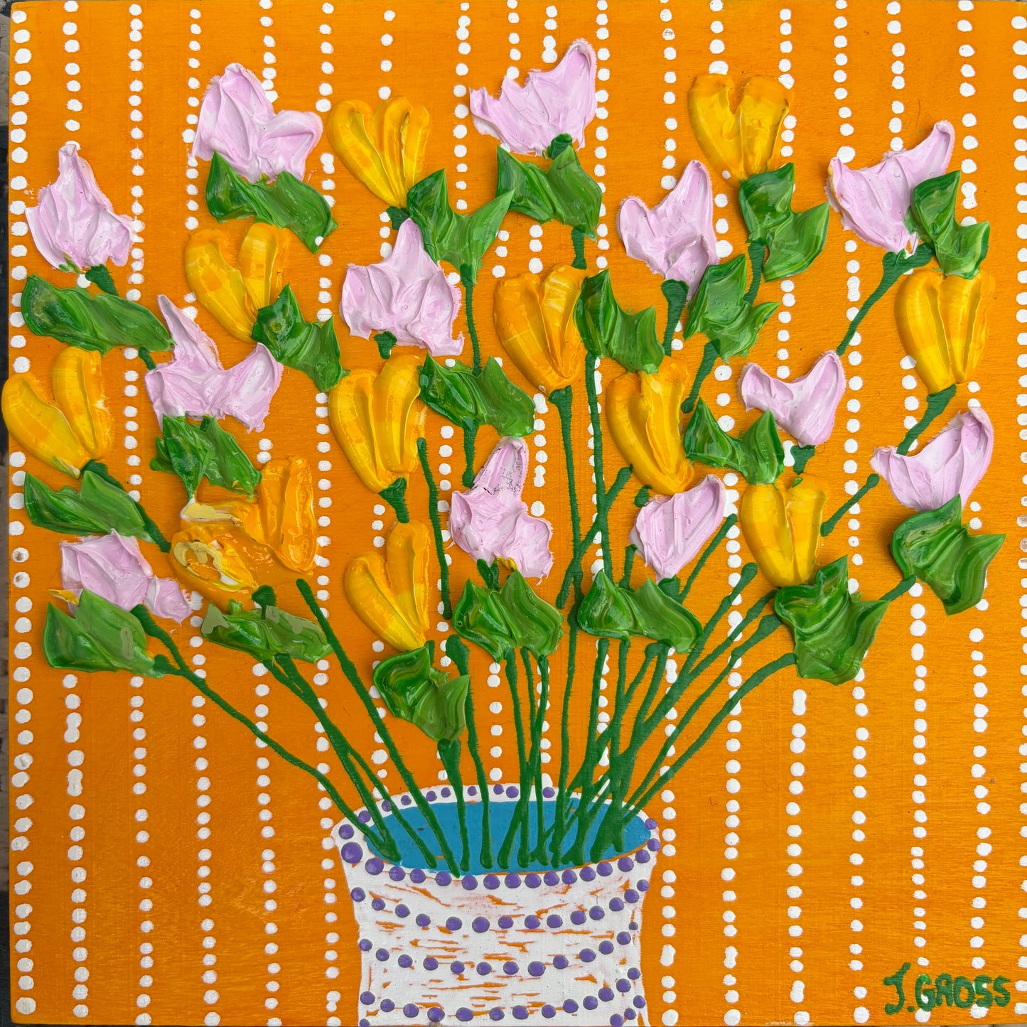 Floral on light yellow background 6x6 (1)