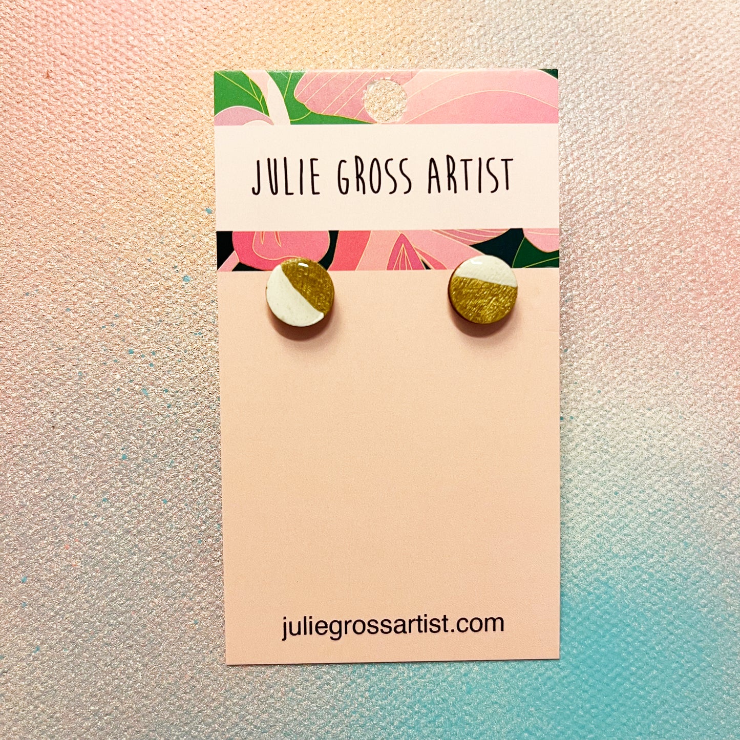 Small post earrings - Small Circles