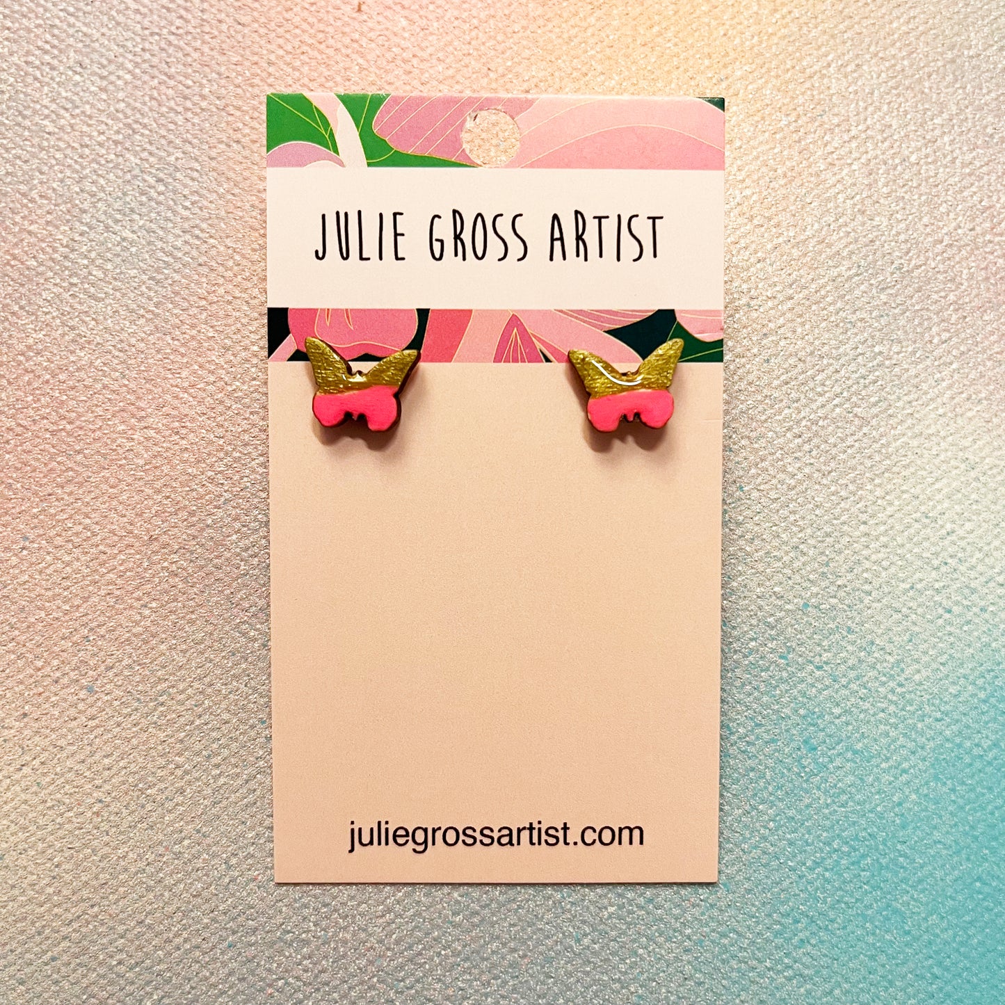 Small post earrings - Small Butterflies