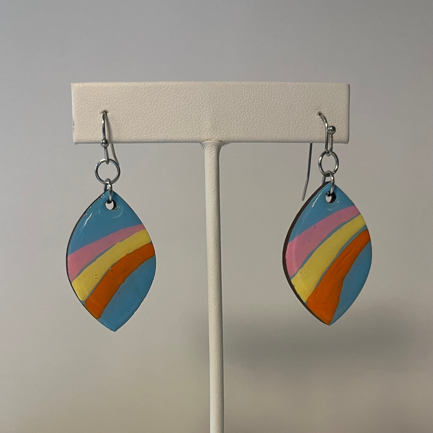 Light blue rainbow dangles