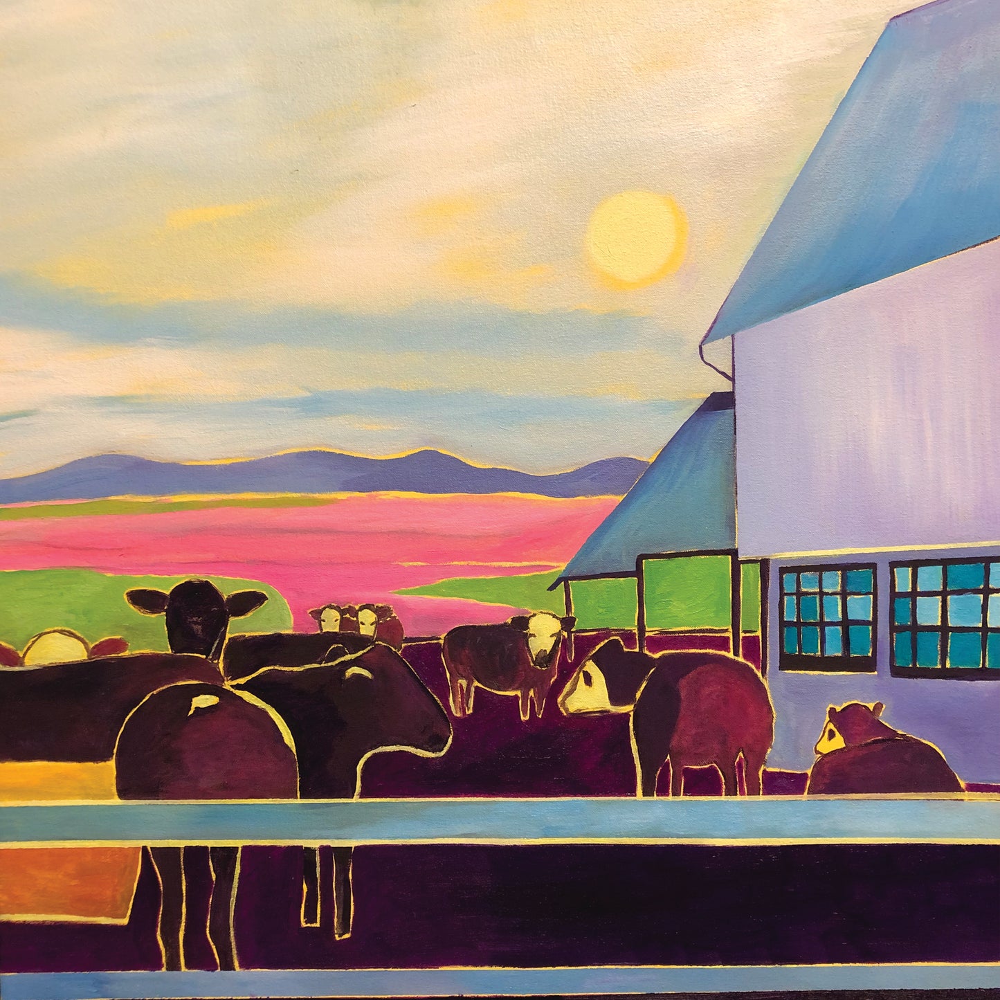 Cows 8x8 Print