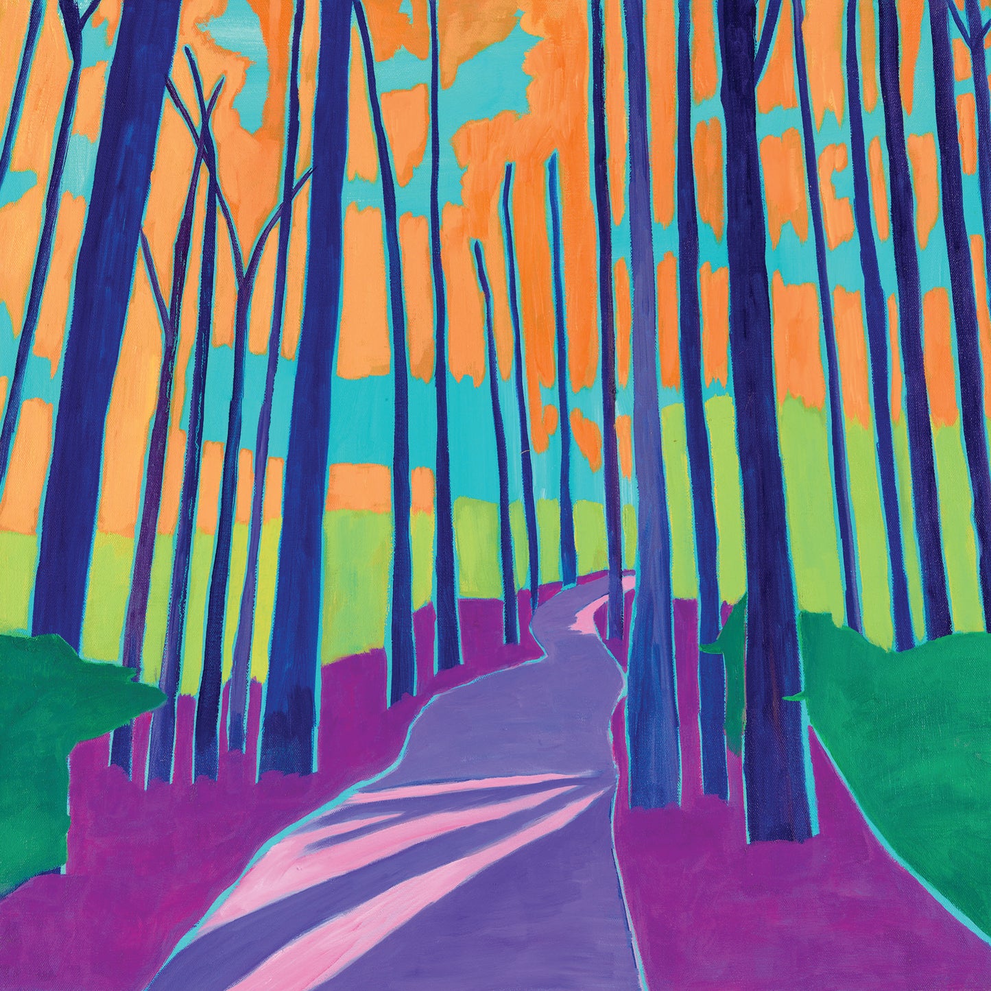 Fall Path (8x8 print)