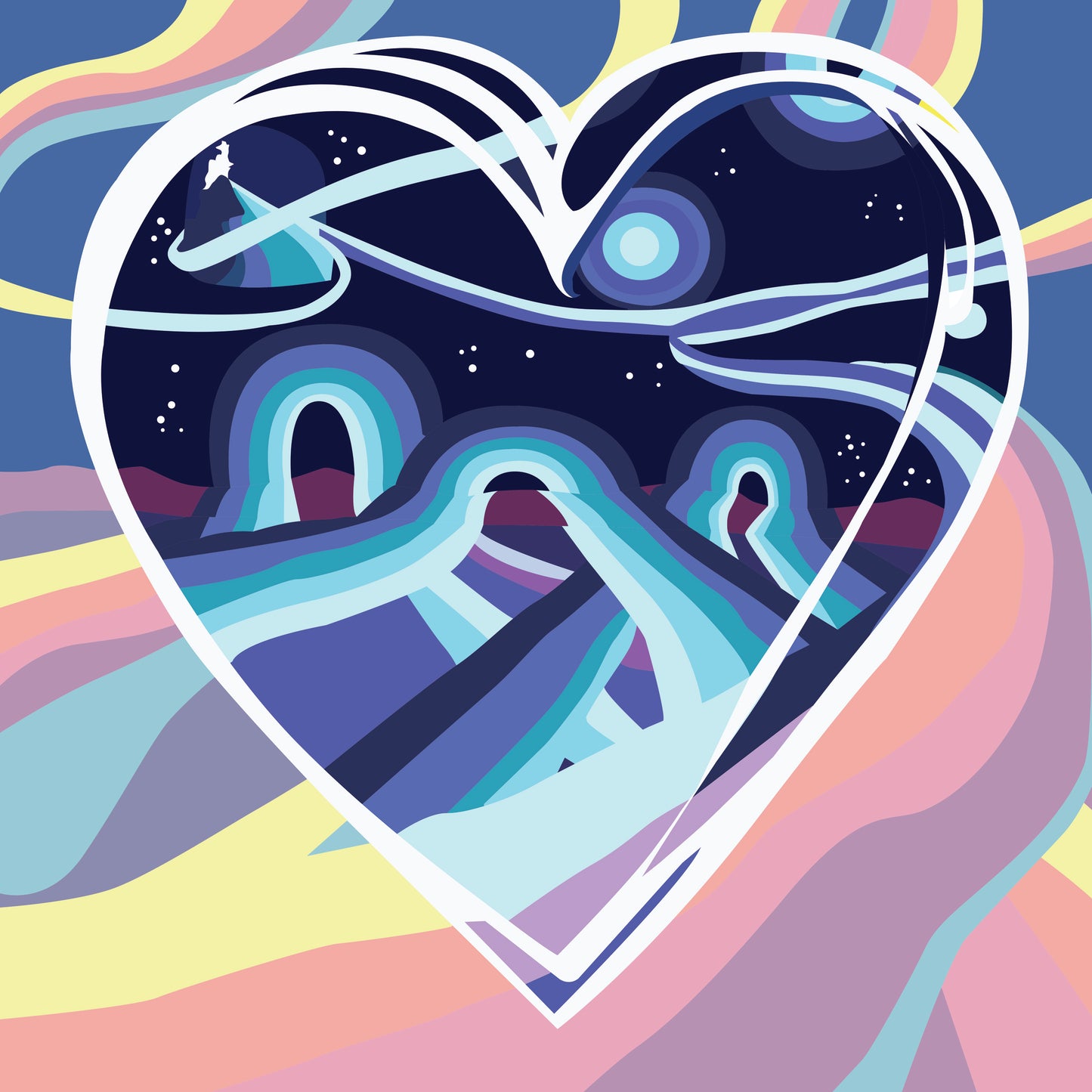 Galactic Heart (8x8 print)