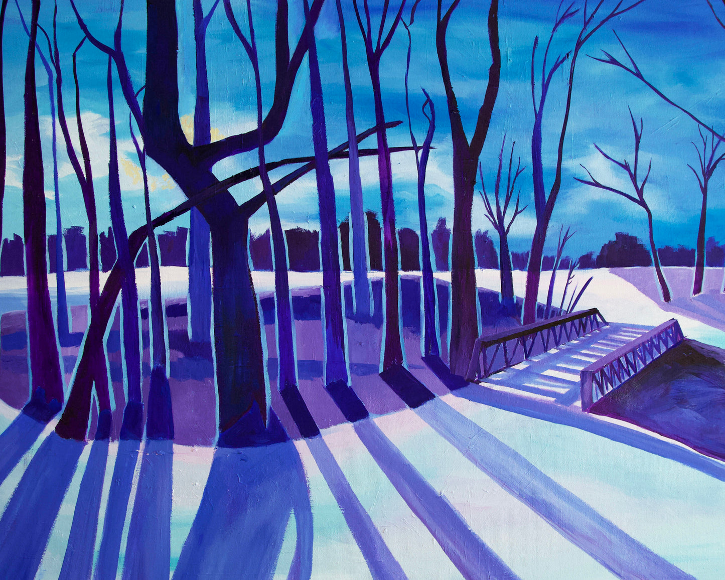 Snowy Path- 8x10 Print