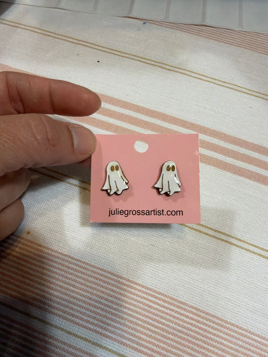Halloween ghost earrings