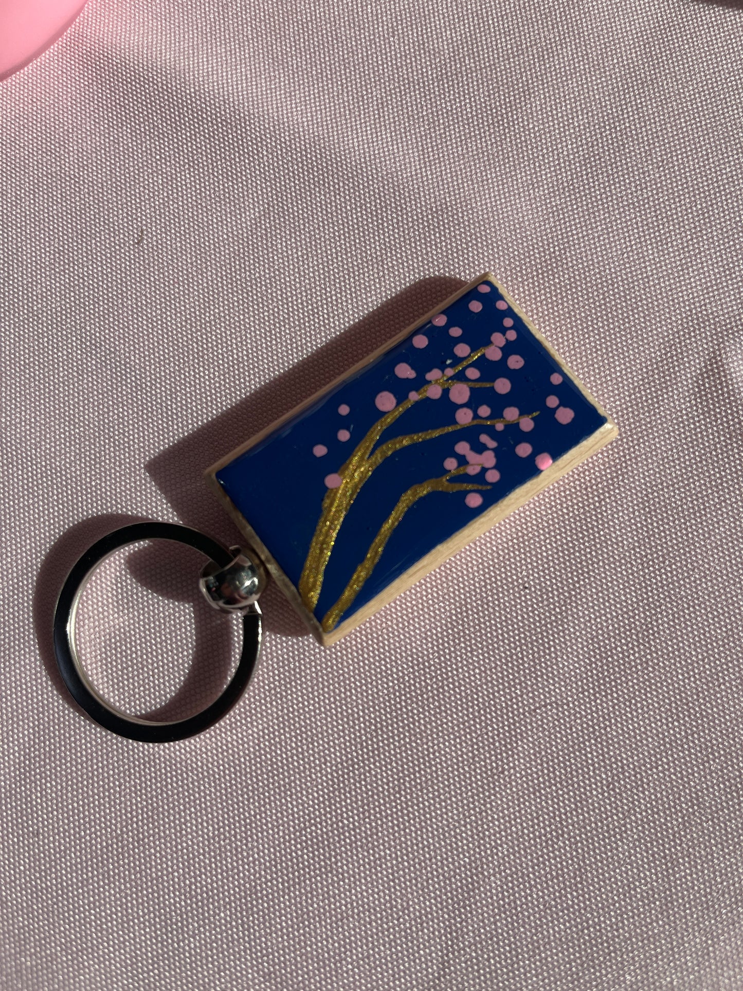 Cherry blossom keychain