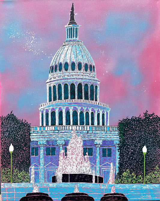 Capitol Building DC 8x10 Print