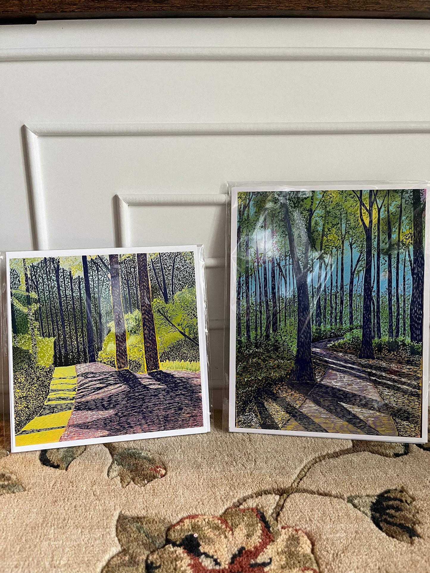 Line Landscape 1- 8x8 print