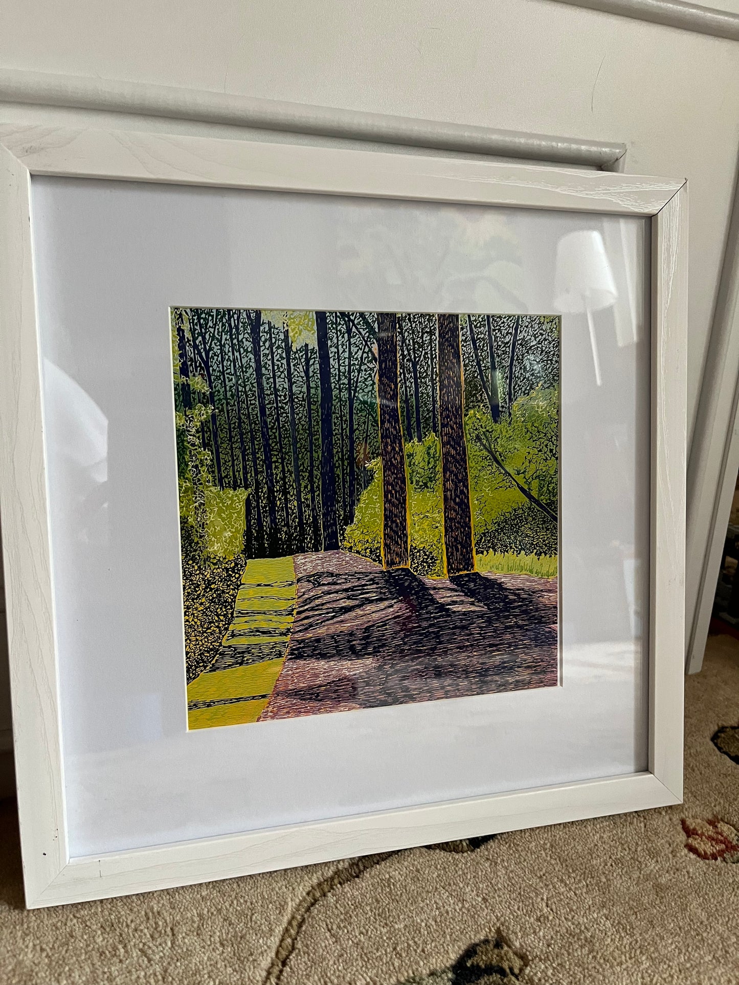 Line Landscape 1- 8x8 print