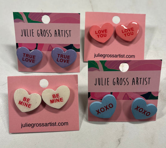 Conversation Heart Earrings