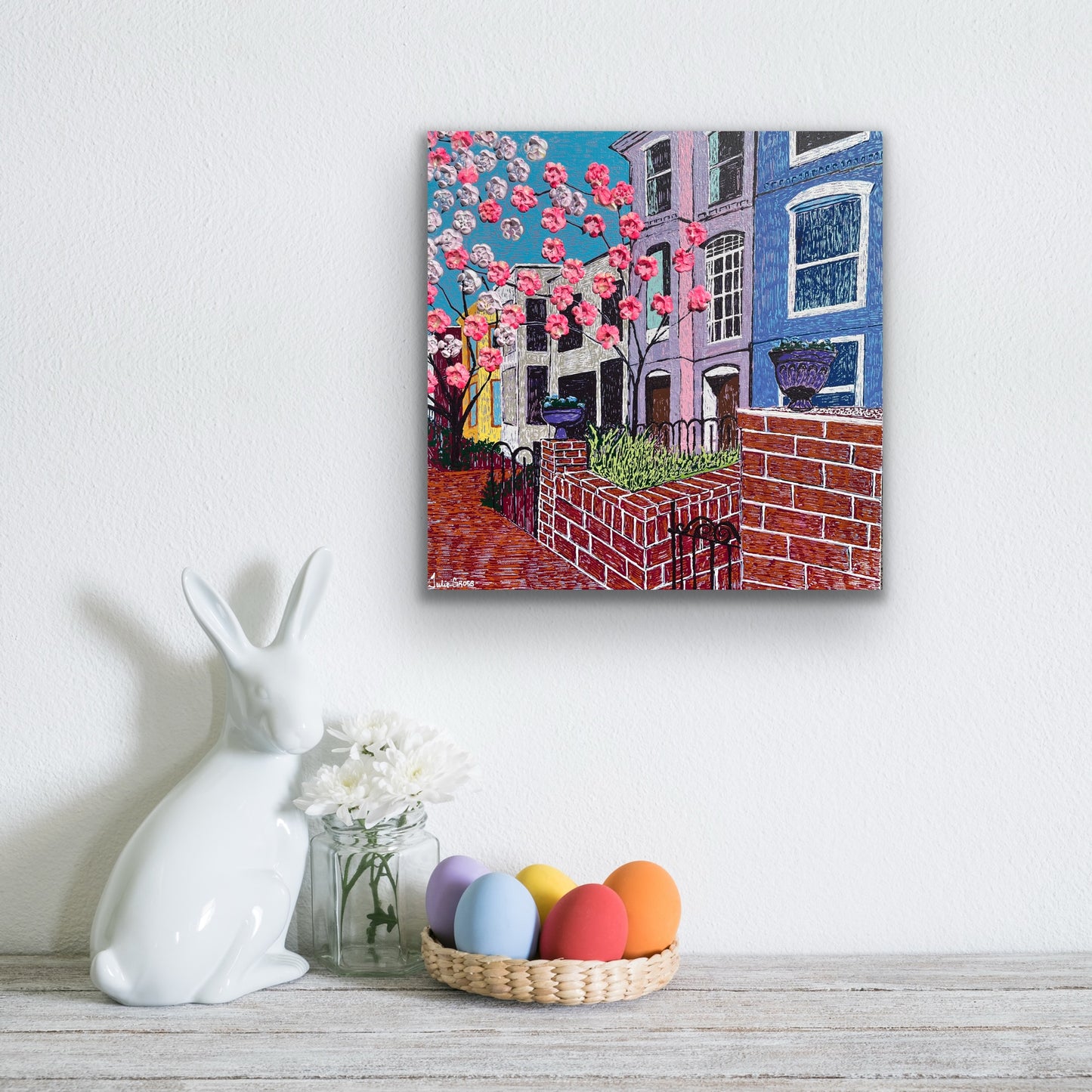 20x20 Painting - C Street Original Painting