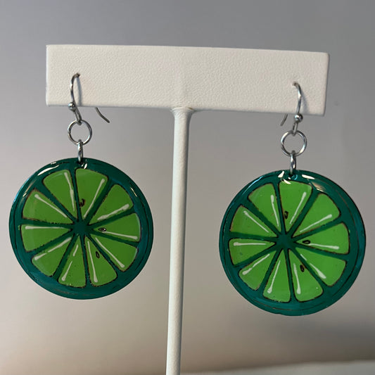 Lime Earrings