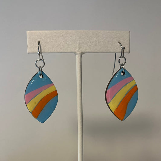 Light blue rainbow dangles