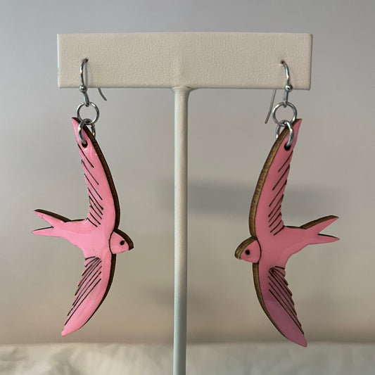 Pink sparrows - Large