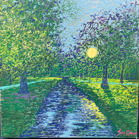 Summer at the Stream 8x8 print