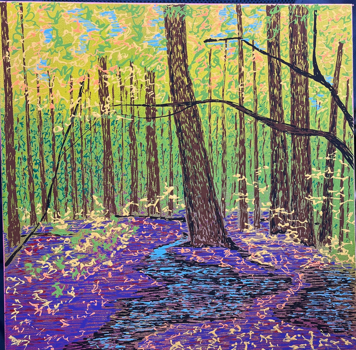 Fall Forest 2 8x8 print