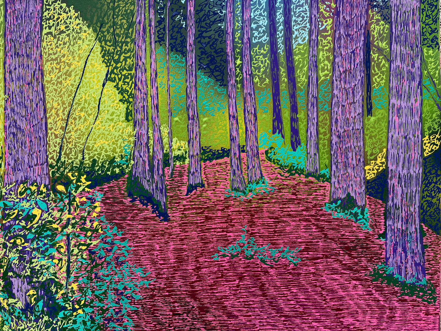 Fall Forest 8x10 print