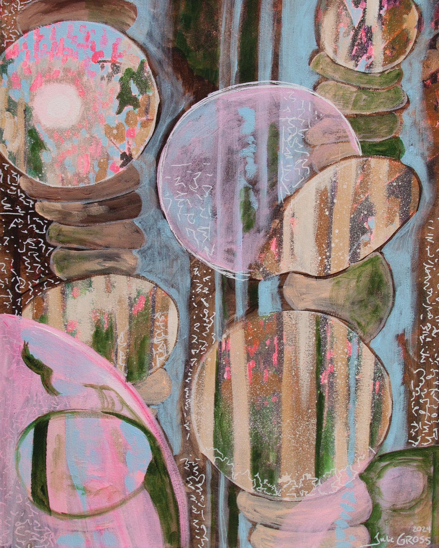 Abstract Circles (8x10 print)