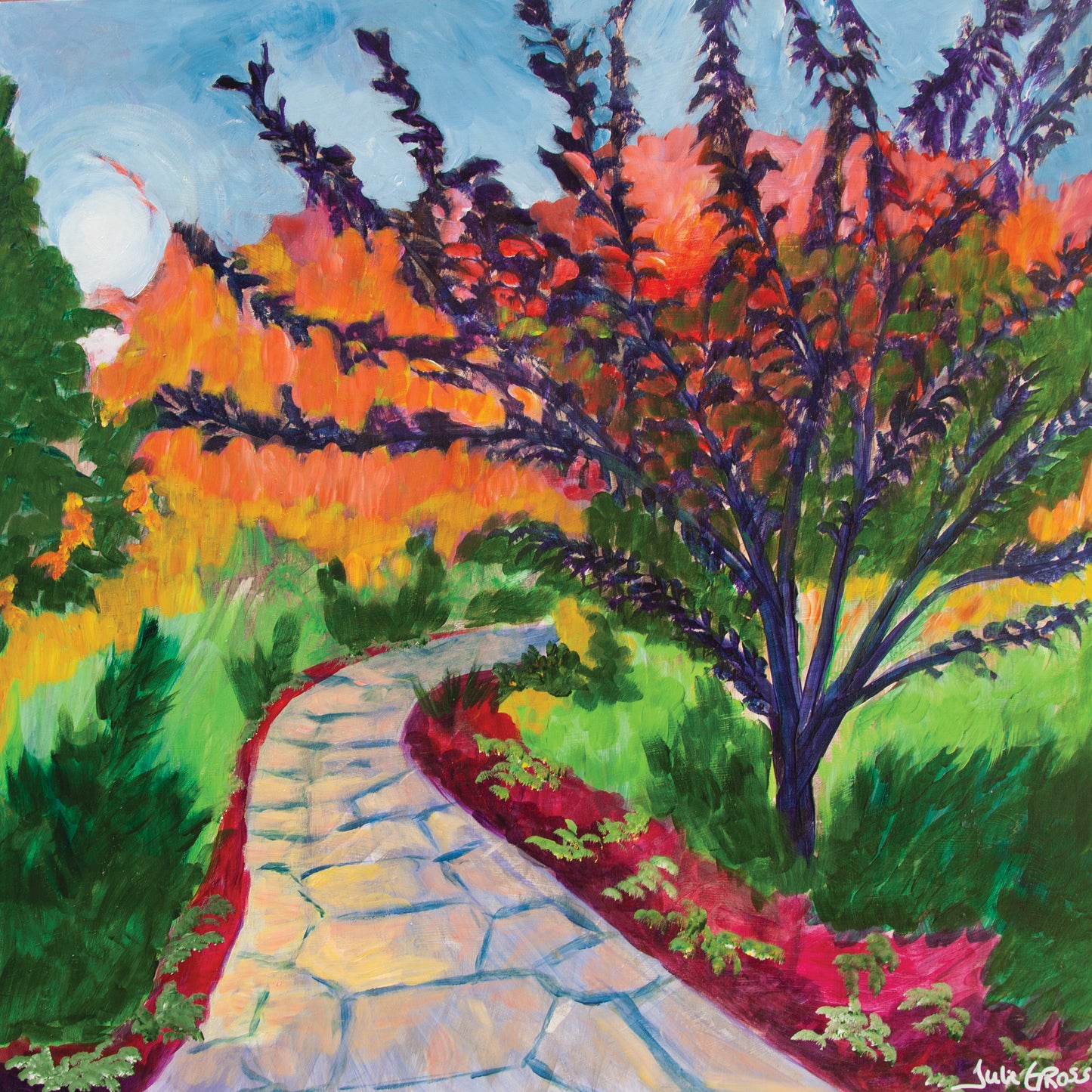 Fall Scene Print- 8x8
