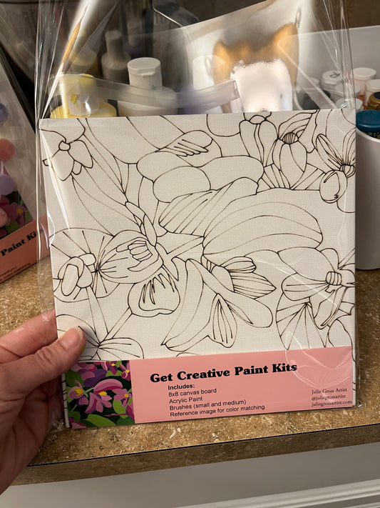 Floral Paint Kit