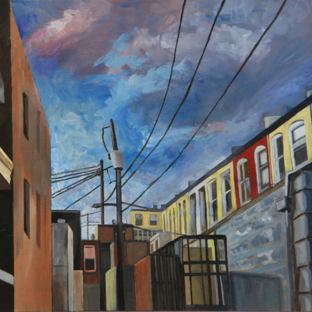 Hampden Sky, 8x8 Print - Baltimore