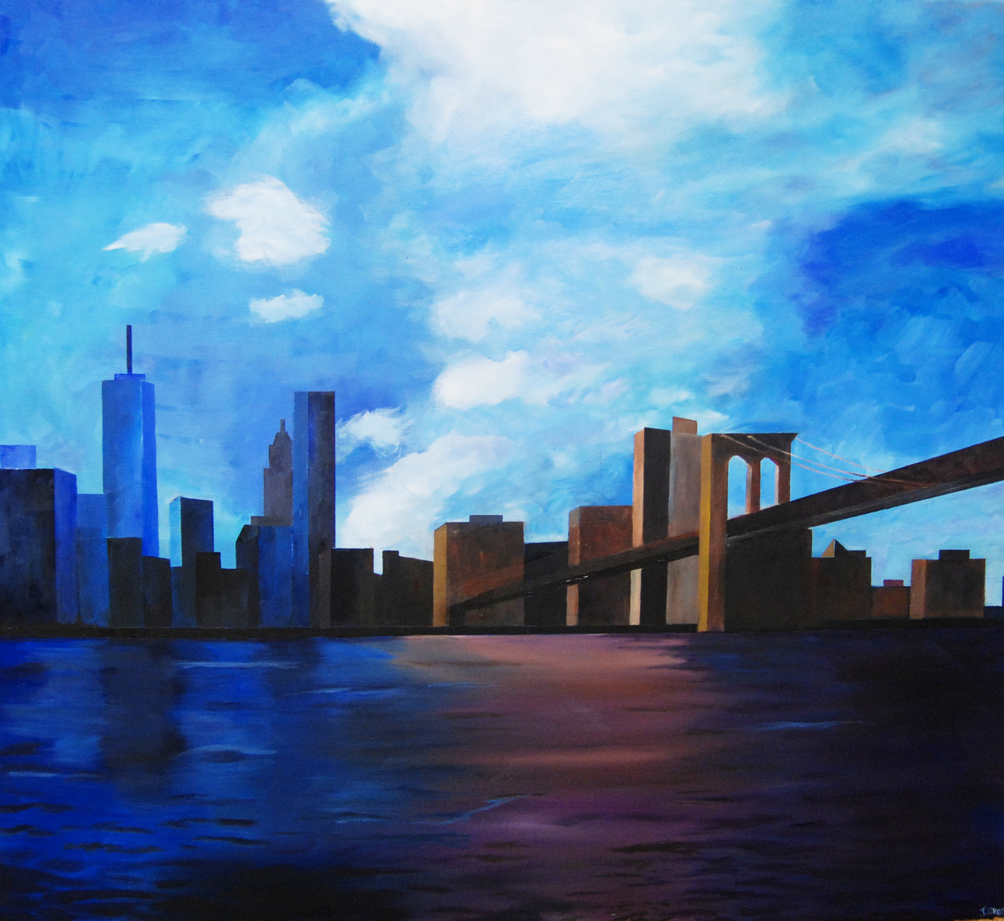 NYC Skyline- 8x8 Print