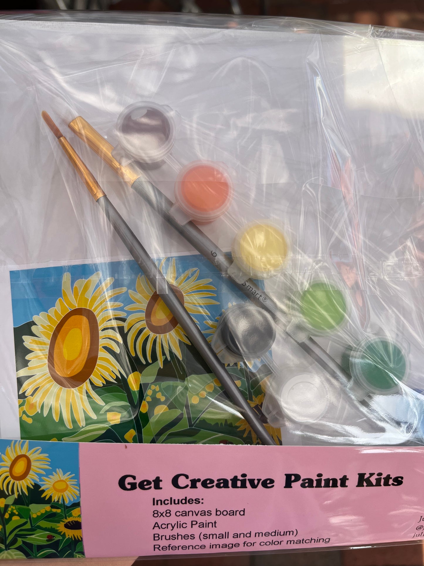 Sunflower Paint Kit